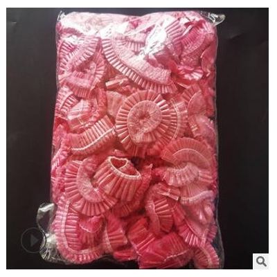 浴帽一次性塑料条形帽防水加大加厚酒店宾馆美容美发量大图2