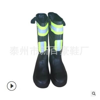 厂家供应 消防防护靴 消防战斗救援靴 消防员灭火防护靴图3