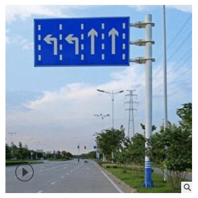 厂家定制道路交通标志杆标志牌F型悬臂标志杆高速路标志杆单立柱图2