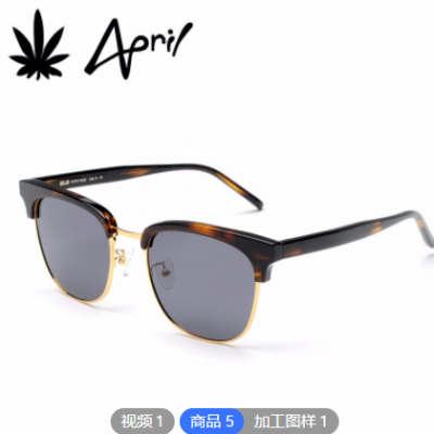 加工定制男女时尚板材太阳镜 品牌代工遮阳镜OEM贴牌变色偏光墨镜图3
