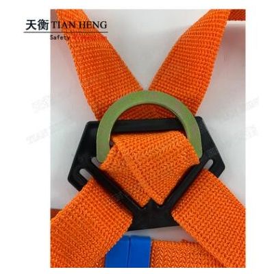 全身式丙纶安全带双绳五点式欧式防坠落高空作业保险带安全绳厂家图3