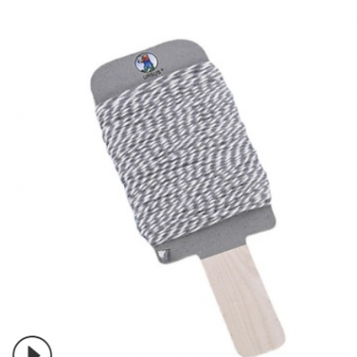 厂家直供双色棉绳 DIY包粽子线双股彩色合股绳子辅料棉麻绳批发图2