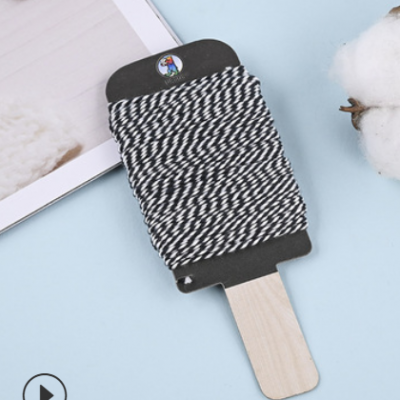 厂家直供双色棉绳 DIY包粽子线双股彩色合股绳子辅料棉麻绳批发图3