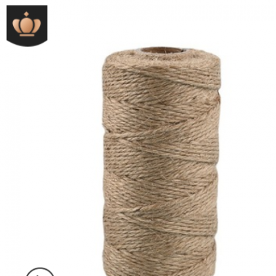 厂家直供创意DIY麻绳 挂毯黄麻绳包粽子 吊牌捆绑装饰绳批发图2
