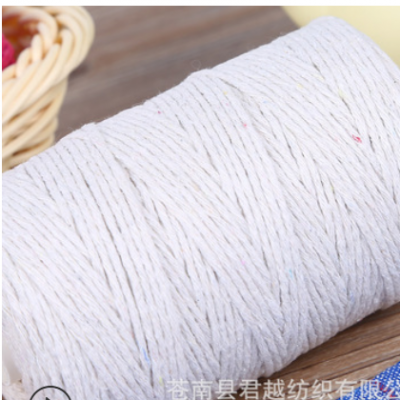 定做两股彩色编织红色黑色白色棉绳2mm DIY装饰礼品包装棉绳图2