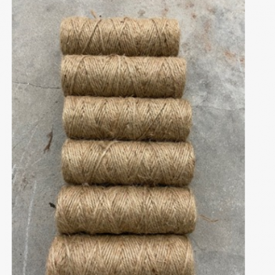 厂家批发天然黄麻1-6mm细绳包装麻绳diy手工编织绳辅料装饰绳子?图2