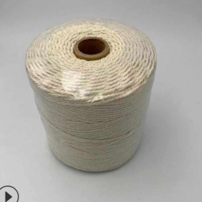 厂家直供2019新款3mm2mm嵌绳棉绳2毫米diy手工棉线本白棉绳图2