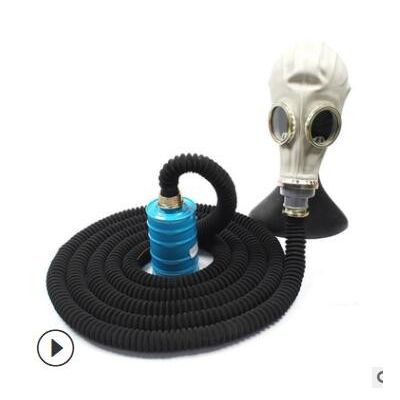 唐人鬼脸防毒面具全面罩过滤式化工气体毒气农药氨气防有机蒸气图2