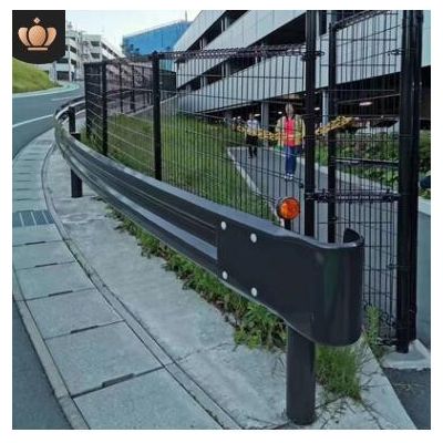 高速公路马路乡村道路波形护栏热镀锌梁钢防撞交通安全双波护拦板图2
