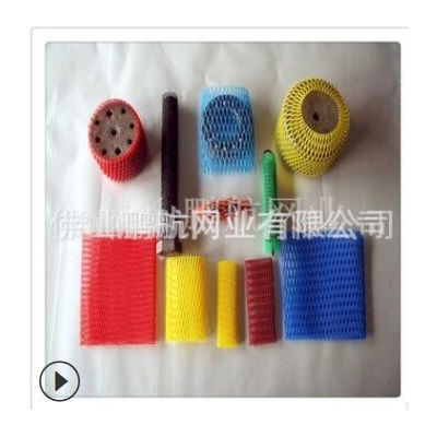 蓝色五金件包装网套pe塑料网套金属件塑胶网套工件保护网套白色图2