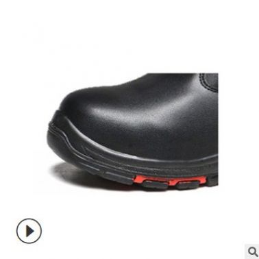 厂家订做真皮S3钢包头安全鞋防护工作高筒劳保靴子防砸防刺穿防滑