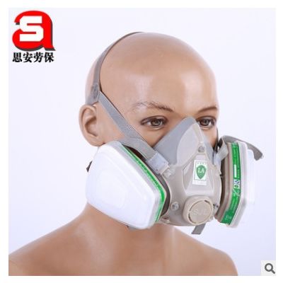 双箭龙2011-D防尘防毒半面型喷漆打磨防甲醛尘毒双防毒面具图3