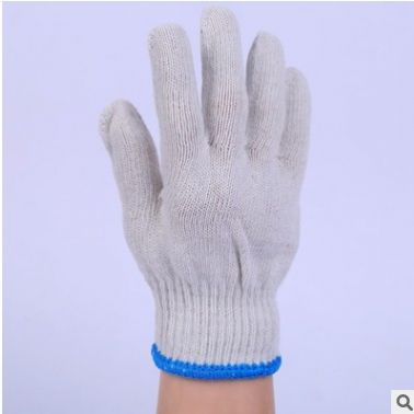 厂家直营棉纱手套耐磨透气搬运工普通线手套劳保手套