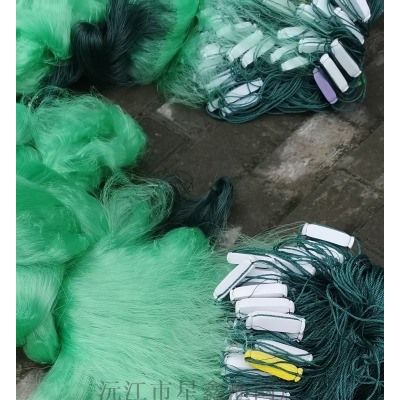 白丝三层渔网，进口线单层挂网尼龙丝渔网 粘网浮网图2