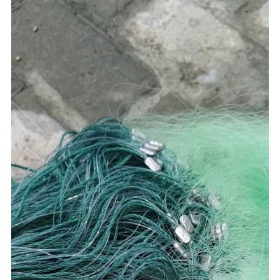 白丝三层渔网，进口线单层挂网尼龙丝渔网 粘网浮网图5