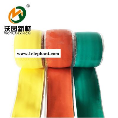 供应蓝色防水胶带 硅橡胶防水自融自粘带 防电止漏固定防滑绷带图6