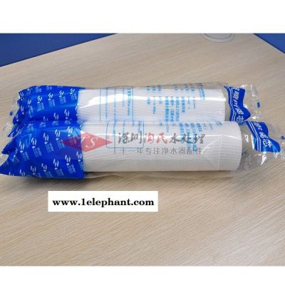 陶氏/TSPP棉高端10寸1微米5微米PP棉滤芯 净纯水机120g 钢印针刺熔喷pp棉滤芯图1