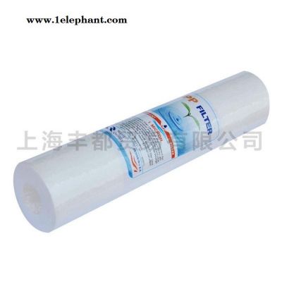 水过滤厂家  供应 10寸压纹PP棉 聚丙烯熔喷PP滤芯100g图3