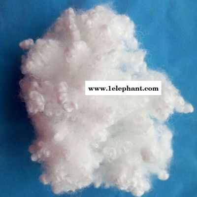 涤纶短纤维 pp棉 15d*32mm 公仔棉 加硅化纤棉 纤维棉图2