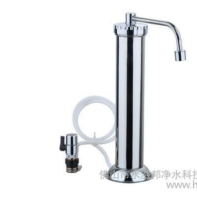 不锈钢双级座式净水器 pp棉网碳厨房过滤器图2