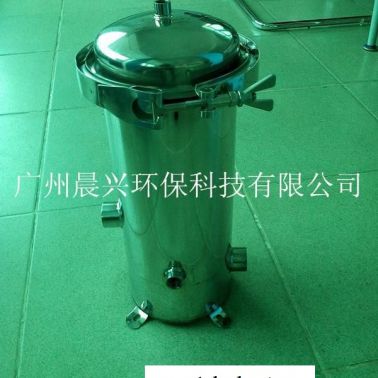 专业生产 广州白云区1T/H不锈钢精密过滤器 PP棉滤芯精密过滤器