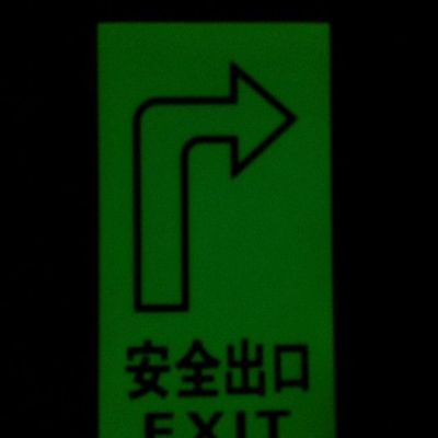 地贴安全出口夜光地标,夜光标识,发光消防警示指示牌图2