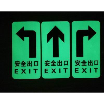 地贴安全出口夜光地标,夜光标识,发光消防警示指示牌图3
