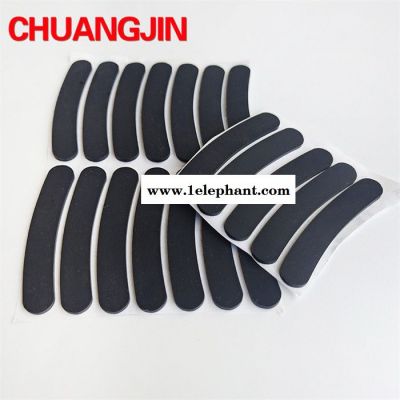 厂家定制CHUANGJIN防滑垫片格纹脚垫圆形正方形格纹防震胶垫图8