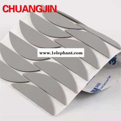 厂家定制CHUANGJIN防滑垫片格纹脚垫圆形正方形格纹防震胶垫图5