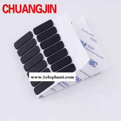 厂家定制CHUANGJIN防滑垫片格纹脚垫圆形正方形格纹防震胶垫图6
