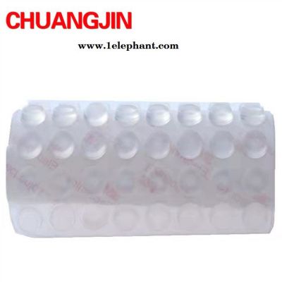 厂家定制CHUANGJIN防滑垫片格纹脚垫圆形正方形格纹防震胶垫