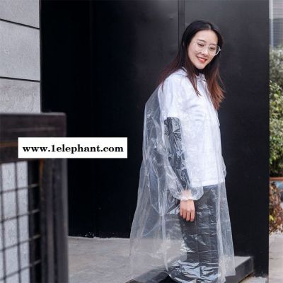 彩虹城塑料制品 pe一次性套衫   一次性套衫雨衣 拼接袖套衫可定制 厂家销售 量大从优 pe一次性开衫图5