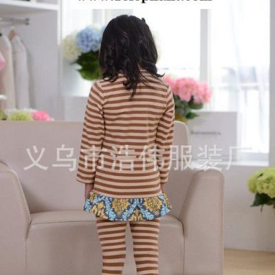 外贸童装 2015欧美 流行款式 秋款女童套装长袖套装图3