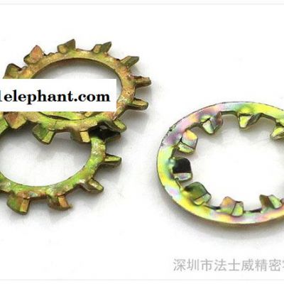 彩锌外齿内齿垫片/防滑垫片/止退垫圈M2.5图3