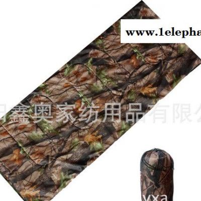 美爽爽直销特价型成人学生户外旅游野营军训印花迷彩信封睡袋图2