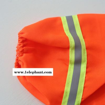 新品 环卫工人反光橘红袖套袖头 清洁保洁袖套 反光马甲长袖防图2