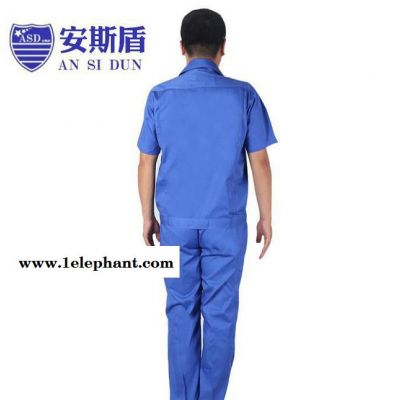 直销 新品 食品厂工务保管服 舒适柔软透气 短袖套装图3