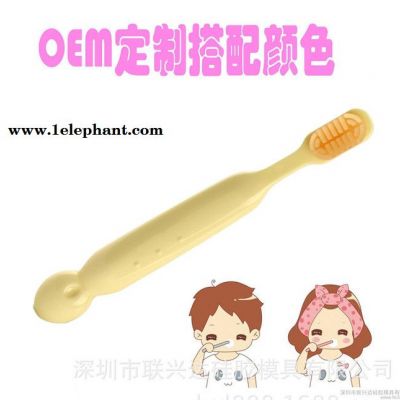 儿童 环保硅胶牙刷牙胶 可定制开模做LOGO 母婴空腔护理图2