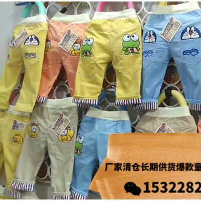 湖南常德**可爱卡通印花童装短袖套裤批发富民服装双子城十元纯棉T恤衫套装批发网夜市地摊货源批发货到付款菲池鱼图8