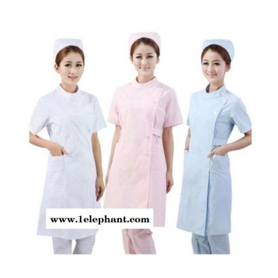 【人人伊美】供应圆领短袖套装（衣+裤+帽）护士服 护士服套装图2