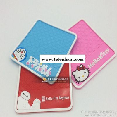 东莞厂家生产定做 大白pvc软胶手机防滑垫 耐用pvc软胶防滑垫 来图定做图2