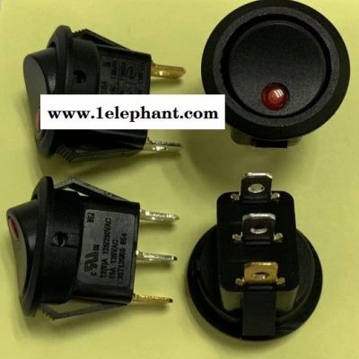 开关插座之BEJ贝尔佳PS8A-7D-B9B 红色带灯猫眼跷板开关图5