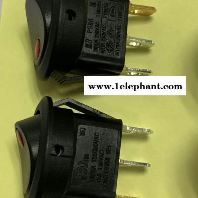 开关插座之BEJ贝尔佳PS8A-7D-B9B 红色带灯猫眼跷板开关图3