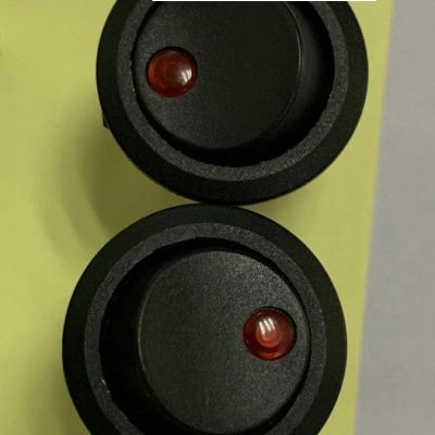 开关插座之BEJ贝尔佳PS8A-7D-B9B 红色带灯猫眼跷板开关图2