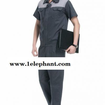 厦门厂服定做酒店工作服夏装半袖套装男机修汽修服工程师工装工厂车间劳保服图4