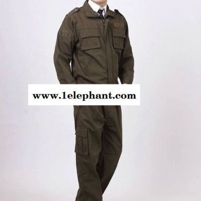 广州供应帆布汽修工作服套装男秋冬长袖套装劳保服工装工衣定做图4