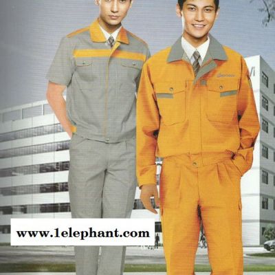 供应工作服男长袖套装上衣 劳保服厂服工服 汽修服 男女 春秋装图3