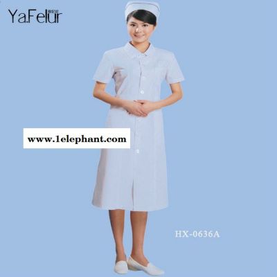 厂家定做护士服短袖套装 女士护士服工装定做 前台护士服批发图5