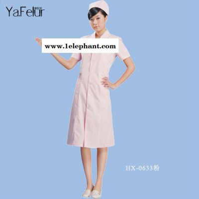 厂家定做护士服短袖套装 女士护士服工装定做 前台护士服批发图7
