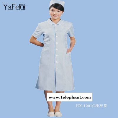 厂家定做护士服短袖套装 女士护士服工装定做 前台护士服批发图3